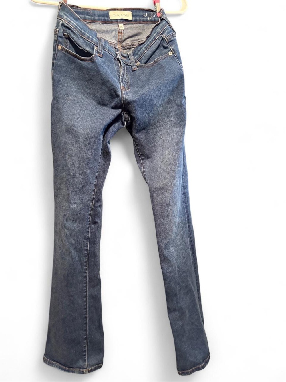 Henry & Belle Micro Flare Dark Blue Flare Jeans Size 25